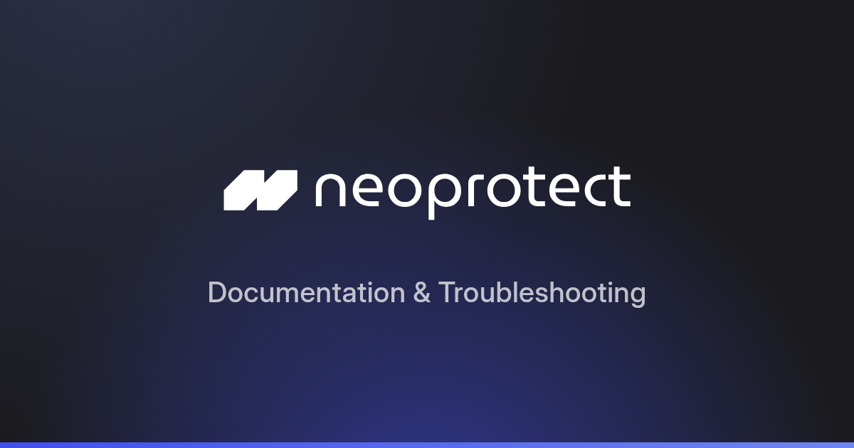 Pamphlet Setup NetherNet setup | NeoProtect Documentation